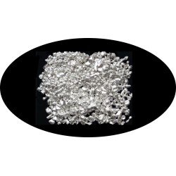 Granalla plata pura lote de 1,606 kg plata fina 999