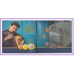 Chipre 2023 Euroset Cartera Oficial euro € Set Musica Tradiconal 