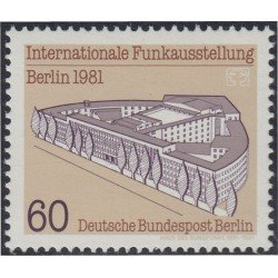 Alemania Berlín 610 1981 Salón internacional de la radio Berlín MNH