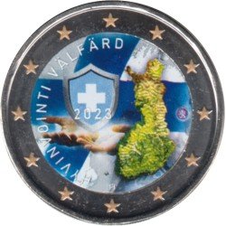 Finlandia 2023 2 € euros conmem Color Servicios Sociosanitarios