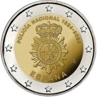España 2024 2 € euros conmemorativos Policía Nacional 