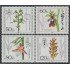 Alemania Berlín 685/88 1984 Sorteo benéfico orquídeas flores flowers MNH