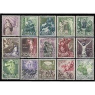 España Spain 1463/77 1962 Misterios del Santo Rosario MNH España Spain 1463/77 1962 Misterios del Santo Rosario MNH