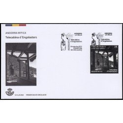 Andorra Española 547 2023 Telecabina de Engolasters SPD Sobre Primer Día