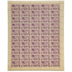 Andorra Española NE 14 1931 Montañas En hoja completa de 50 sellos MNH