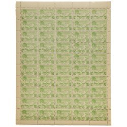 Andorra Española NE 15 1931 Montañas En hoja completa de 50 sellos MNH