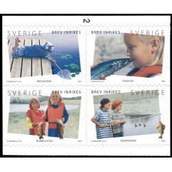 Suecia Sweden 2566/69 2007 Pesca y verano Autoadhesivos