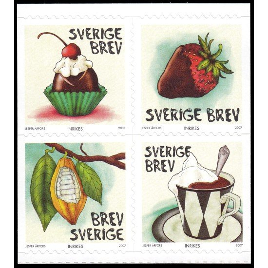 Suecia Sweden 2586/89 2007 El chocolate Autoadhesivos Suecia Sweden 2586/89 2007 El chocolate Autoadhesivos