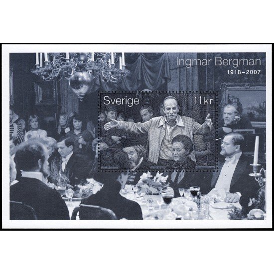 Suecia Sweden HB 39 2008 Personalidades Cine Ingmar Bergman MNH
