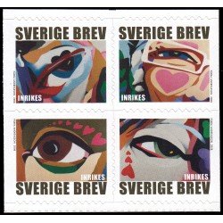 Suecia Sweden 2611/14 2008 Arte Pintura Ojos Autoadhesivos