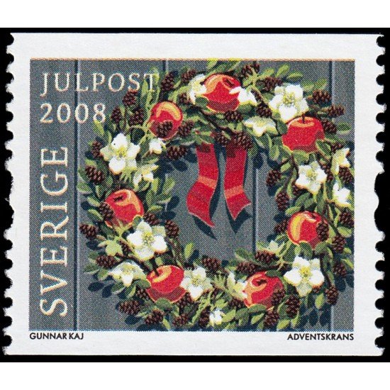 Suecia Sweden 2648 2008 Navidad Corona para puerta MNH Suecia Sweden 2648 2008 Navidad Corona para puerta MNH