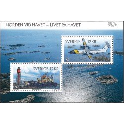 Suecia Sweden HB 61 2012 La vida junto al mar MNH