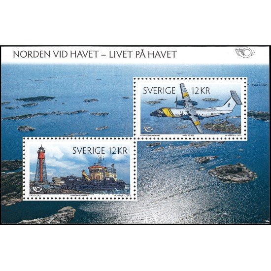 Suecia Sweden HB 61 2012 La vida junto al mar MNH