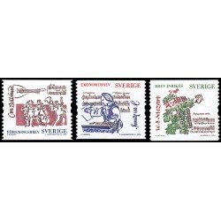 Suecia Sweden 2524/26 2006 Personalidades de la música y la literatura MNH