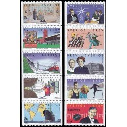 Suecia Sweden 2053/62 1998 Siglo XX MNH Suecia Sweden 2053/62 1998 Siglo XX MNH