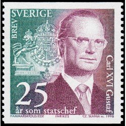 Suecia Sweden 2045 1998 25 aniv. reinado del rey Carlos Gustavo XVI MNH Suecia Sweden 2045 1998 25 aniv. reinado del rey Carlos Gustavo XVI MNH