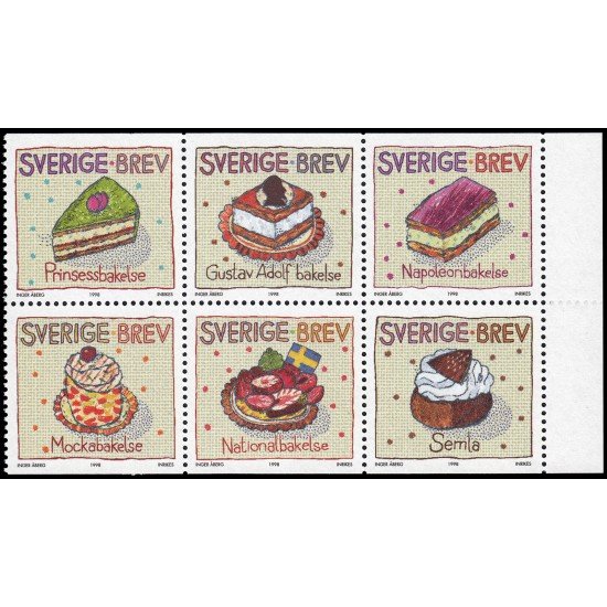 Suecia Sweden 2046/51 1998 Pasteles MNH Suecia Sweden 2046/51 1998 Pasteles MNH