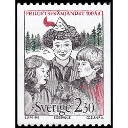 Suecia Sweden 1690 1992 centenario de la Asociación de la vida al aire libre MNH Suecia Sweden 1690 1992 centenario de la Asociación de la vida al aire libre MNH
