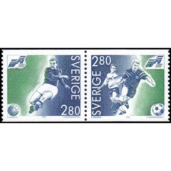 Suecia Sweden 1697/98 1992 Campeonato de Europa de fúltbol 1992 en Suecia MNH