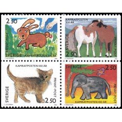 FAU5 Suecia Sweden 1699/02 1992 Tarifas reducidas Centenario de la revista infantil Kamratposten MNH FAU5 Suecia Sweden 1699/02 1992 Tarifas reducidas Centenario de la revista infantil Kamratposten MNH