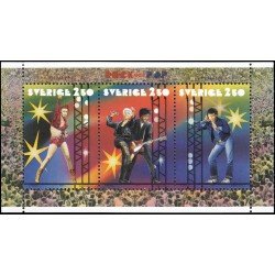 Suecia Sweden HB 20 1991 Música Rock y Pop MNH Suecia Sweden HB 20 1991 Música Rock y Pop MNH