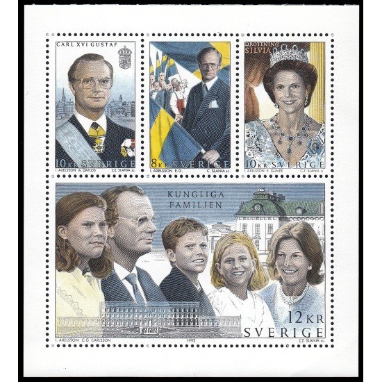 Suecia Sweden HB 24 1993 Familia Real de Suecia MNH