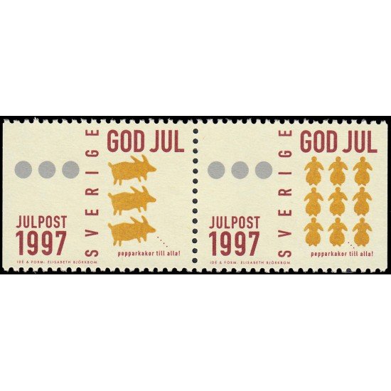 Suecia Sweden 2012/13 1997 Navidad Galleta de especias cerditos y personajes MNH Suecia Sweden 2012/13 1997 Navidad Galleta de especias cerditos y personajes MNH