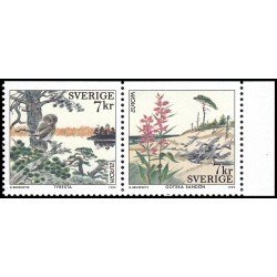 Suecia Sweden 2104/05 1999 Europa Parques nacionales MNH Suecia Sweden 2104/05 1999 Europa Parques nacionales MNH