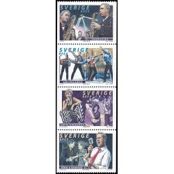 Suecia Sweden 2125/28 1999 Grupos de música de baile MNH Suecia Sweden 2125/28 1999 Grupos de música de baile MNH