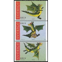Suecia Sweden 2136/38 2000 Año lunar chino del dragón MNH Suecia Sweden 2136/38 2000 Año lunar chino del dragón MNH