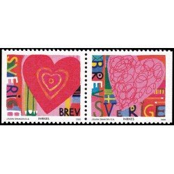 Suecia Sweden 2141/42 2000 San Valentín MNH Suecia Sweden 2141/42 2000 San Valentín MNH