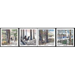 Suecia Sweden 2154/57 2000 Bosques suecos MNH Suecia Sweden 2154/57 2000 Bosques suecos MNH