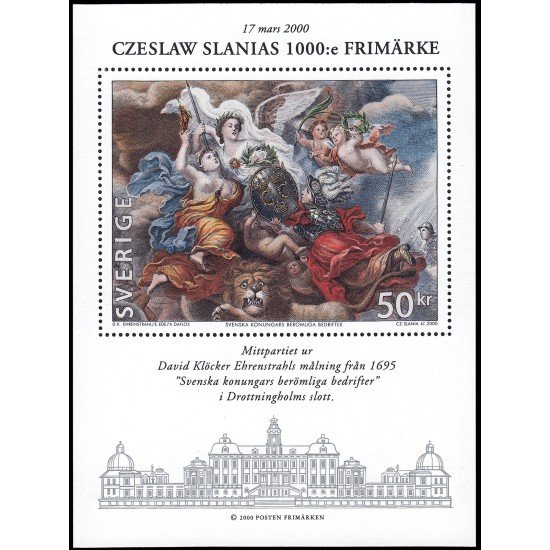 Suecia Sweden HB 26 2000 Sello del grabador Zceslaw Slania MNH Suecia Sweden HB 26 2000 Sello del grabador Zceslaw Slania MNH