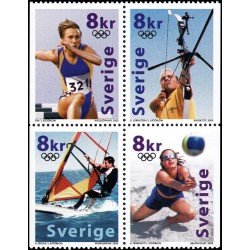Suecia Sweden 2165/68 2000 Juegos olímpicos de Sidney Australia MNH Suecia Sweden 2165/68 2000 Juegos olímpicos de Sidney Australia MNH