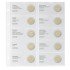 Lindner 1118-39 Hojas monedas conmemorativas 2 Euros Chipre 2023 - Francia 2024