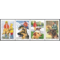 Suecia Sweden 2191/94 2001 Fauna Perros MNH Suecia Sweden 2191/94 2001 Fauna Perros MNH