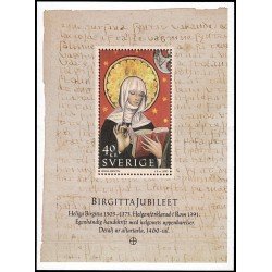 Suecia Sweden HB 27 2003 700 aniv. del nacimiento de santa Brigitte MNH Suecia Sweden HB 27 2003 700 aniv. del nacimiento de santa Brigitte MNH