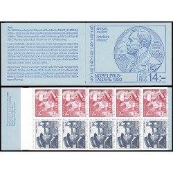 Suecia Sweden C1110 1980 Galardonados con el premio Nobel de 1920 Carnet MNH Suecia Sweden C1110 1980 Galardonados con el premio Nobel de 1920 Carnet MNH