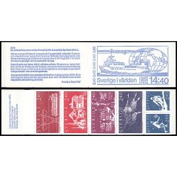 Suecia Sweden C1144 1981 Suecia en el mundo Carnet MNH Suecia Sweden C1144 1981 Suecia en el mundo Carnet MNH