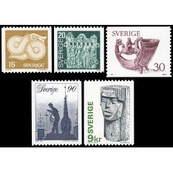 Suecia Sweden 934/38 1976 Arte y artesanía MNH