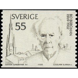 Suecia Sweden 635 1969 Centenario del nacimiento del escritor Bo Bergman MNH Suecia Sweden 635 1969 Centenario del nacimiento del escritor Bo Bergman MNH