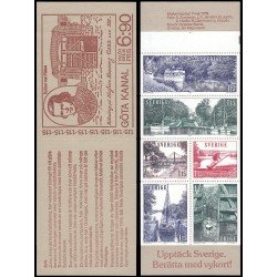 Suecia Sweden C1047 1979 Turismo Canal Gota Carnet MNH Suecia Sweden C1047 1979 Turismo Canal Gota Carnet MNH