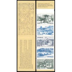 Suecia Sweden C980 1977 Retrospectiva del tráfico local sueco Carnet MNH