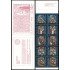 Suecia Sweden C1191 1982 Navidad Vidrieras de la iglesia de Lye Carnet MNH