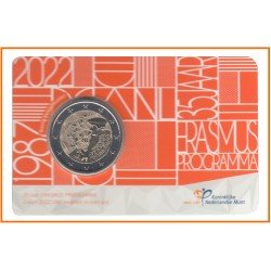 Holanda 2022 Cartera Oficial Coin Card Moneda 2 € conm. Erasmus Holanda 2022 Cartera Oficial Coin Card Moneda 2 € conm. Erasmus