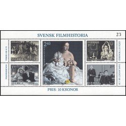 Suecia Sweden HB 9 1981 Historia del cine sueco MNH