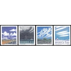 Suecia Sweden 1617/20 1990 Nubes y meteorología MNH Suecia Sweden 1617/20 1990 Nubes y meteorología MNH