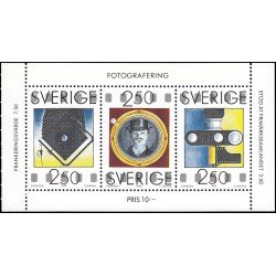 Suecia Sweden HB 18 1990 150 aniv de la fotografía MNH Suecia Sweden HB 18 1990 150 aniv de la fotografía MNH