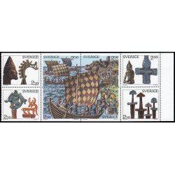 Suecia Sweden 1575/82 1990 Vikingos MNH Suecia Sweden 1575/82 1990 Vikingos MNH