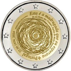 Portugal 2024 2 € euros conmemorativos Av. 25 de abril 